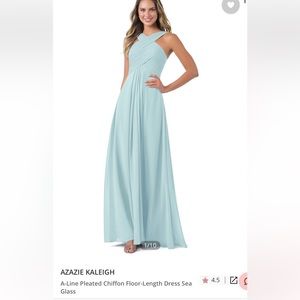 Azazie Kaleigh Sea Glass Blue